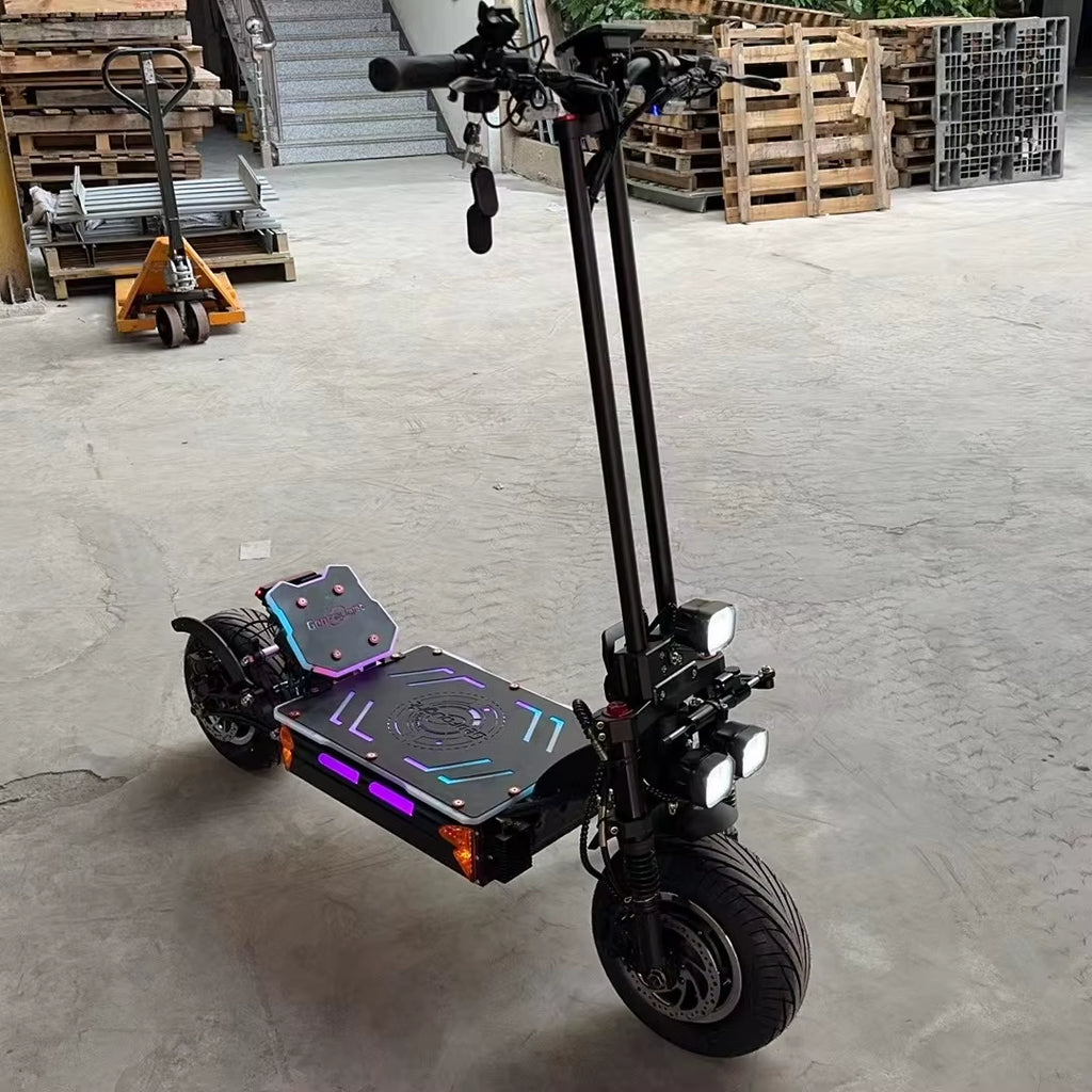 Fast Acceleration 72V 65A Dual Controller 15000W Electric Scooter 100-120KMH 70MPH Dual Motor TFT High Speed M13 E Scooters