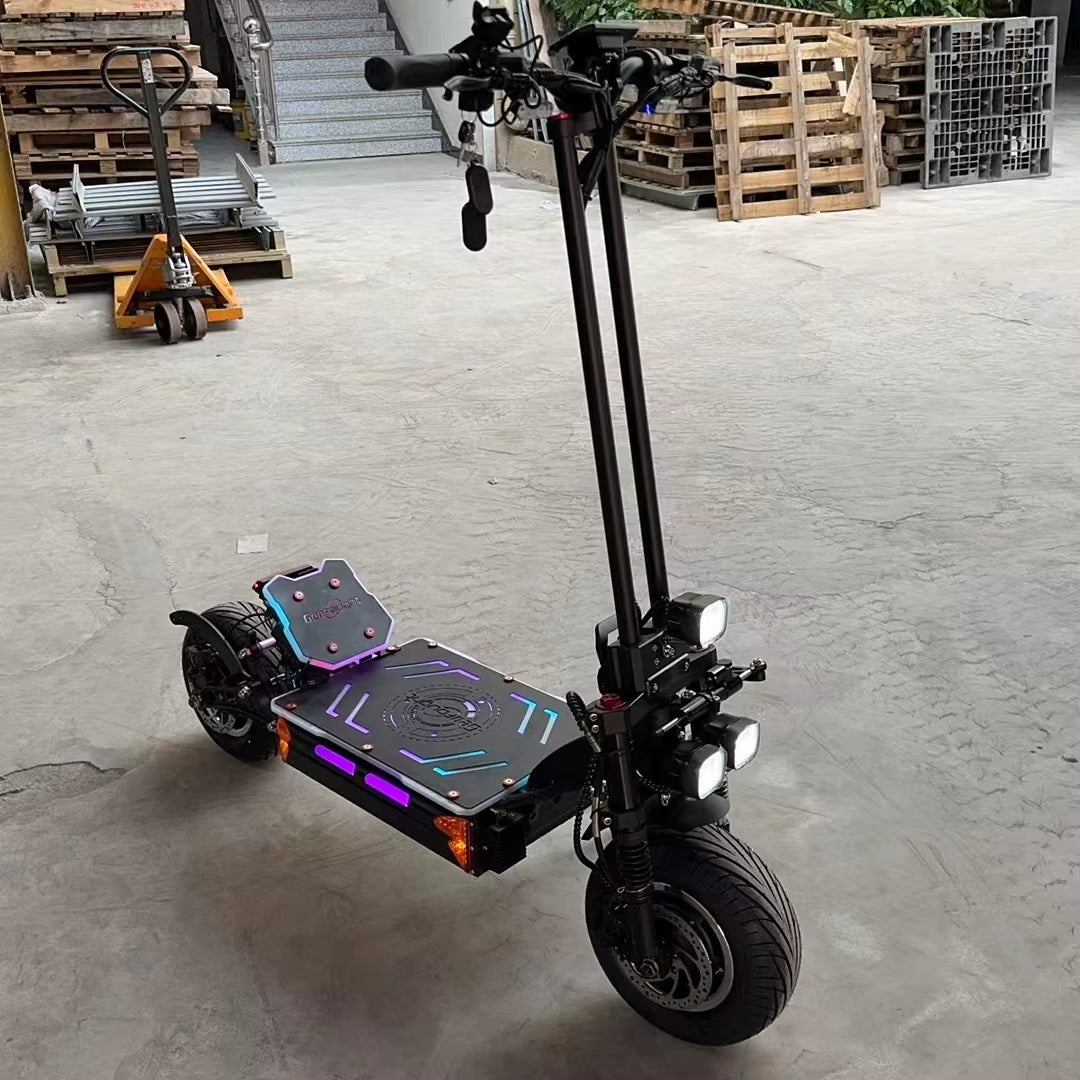 Fast Acceleration 72V 65A Dual Controller 15000W Electric Scooter 100-120KMH 70MPH Dual Motor TFT High Speed M13 E Scooters