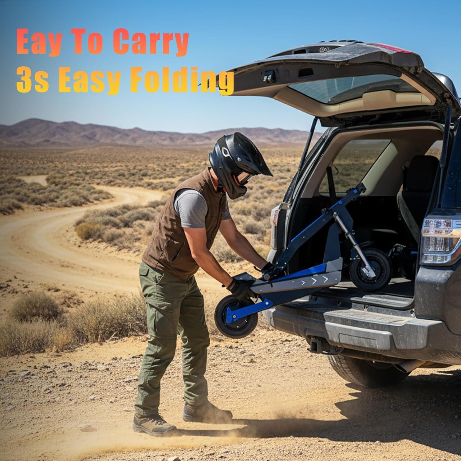 60V Electric Scooter Adults, 6000W Dual Motor Escooter Top Speed 50Mph,35Ah Battery 55 Miles Range, 11" Off-Road, Tires Foldable Fast E-Scooter, Scooter for Mountains, Full Suspension