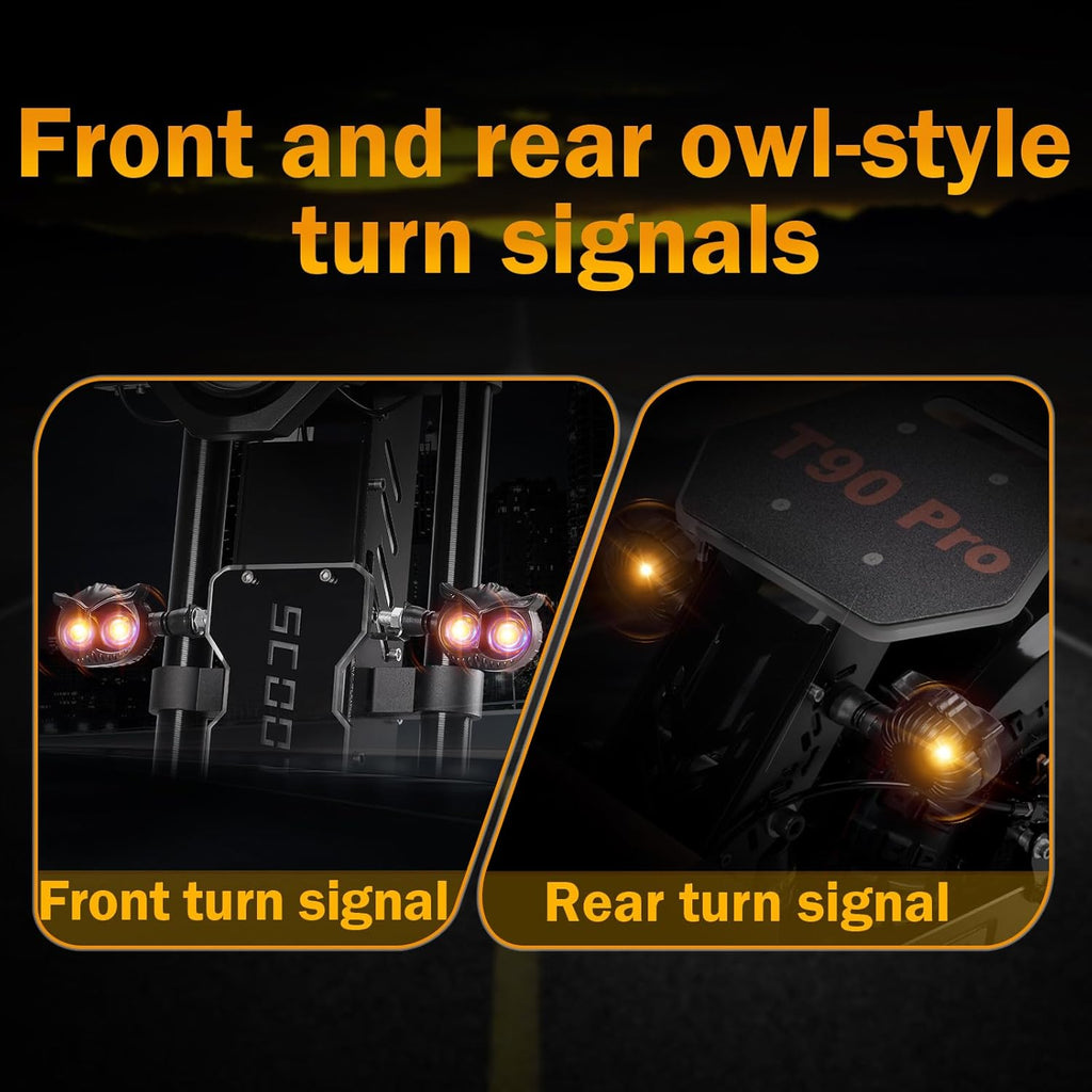 T90 Pro 72V10000W Electric Scooter for Adults, Dual Motor, 68 MPH Max Speed, Removable Battery, 14" Off-Road Tires, Music Light, Waterproof, 65 Mile Range, Fast E-Scooter