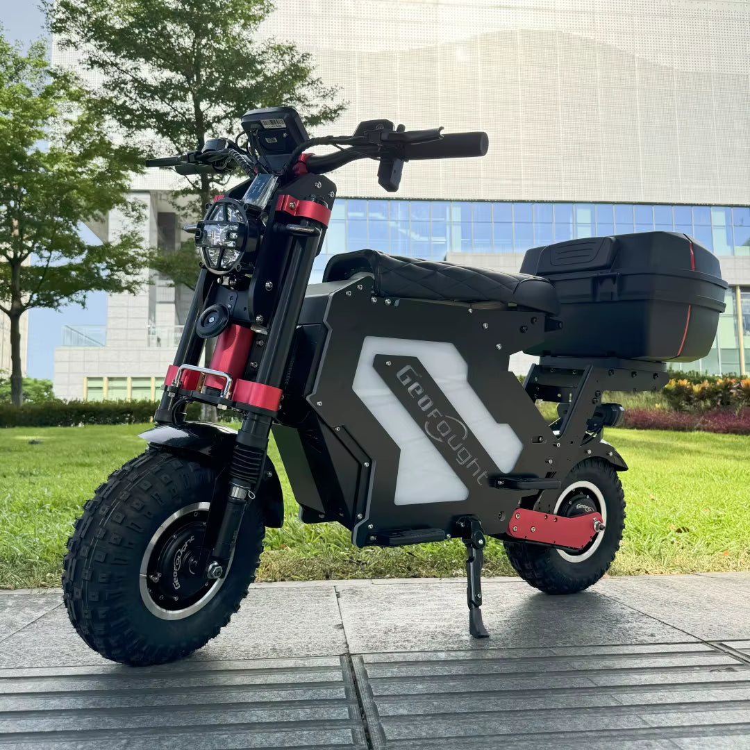 Powerful Dual Motor Escooter Fast 100 Km/H 72V 10000W Long Range Fat Tyre Off-Road Adult Motorcycle Electric Scooter with Seat