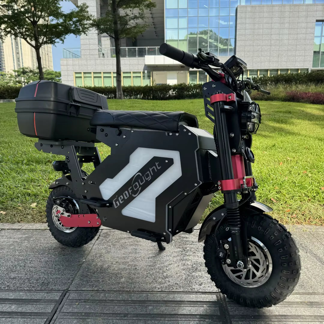 Powerful Dual Motor Escooter Fast 100 Km/H 72V 10000W Long Range Fat Tyre Off-Road Adult Motorcycle Electric Scooter with Seat