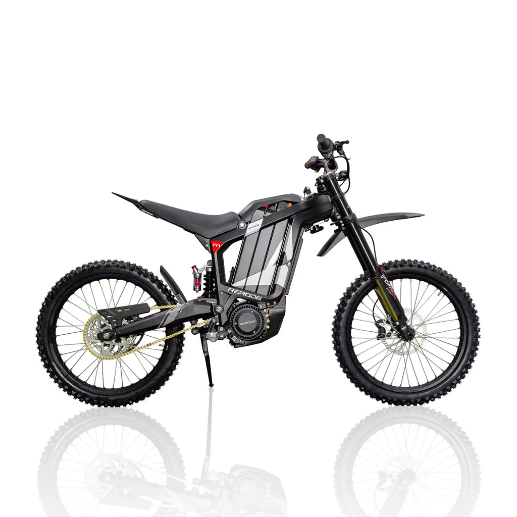 HEZZO 8000W Electric Dirt Bike 72V 35Ah Electric Bike Middrive Rerode R1 Ebike off Road E Moto 53MPH 75 Miles Long Range 440NM