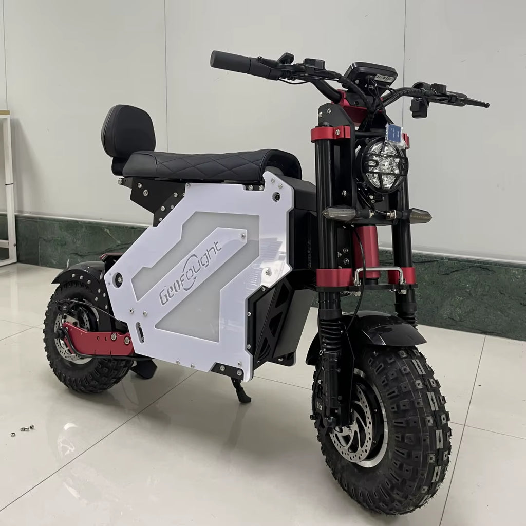 Powerful Dual Motor Escooter Fast 100 Km/H 72V 10000W Long Range Fat Tyre Off-Road Adult Motorcycle Electric Scooter with Seat